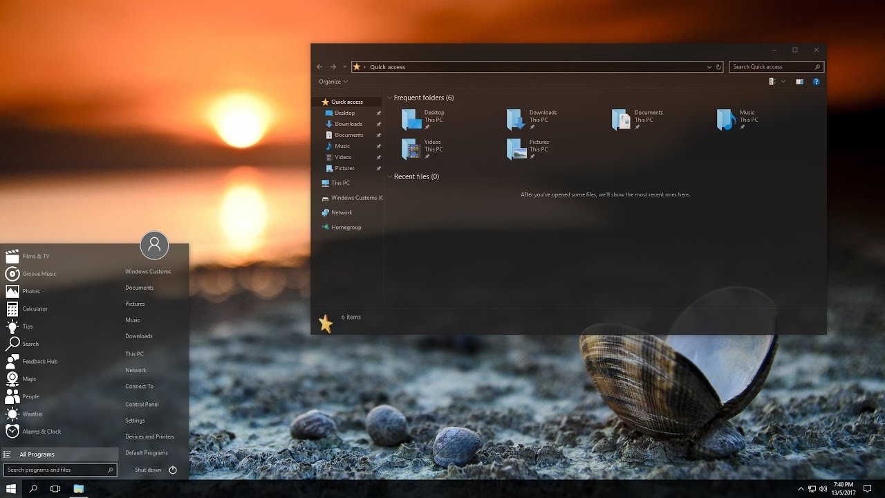 free windows 10 desktop dark themes downloads
